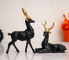 Black Lucky Deer Set of 2